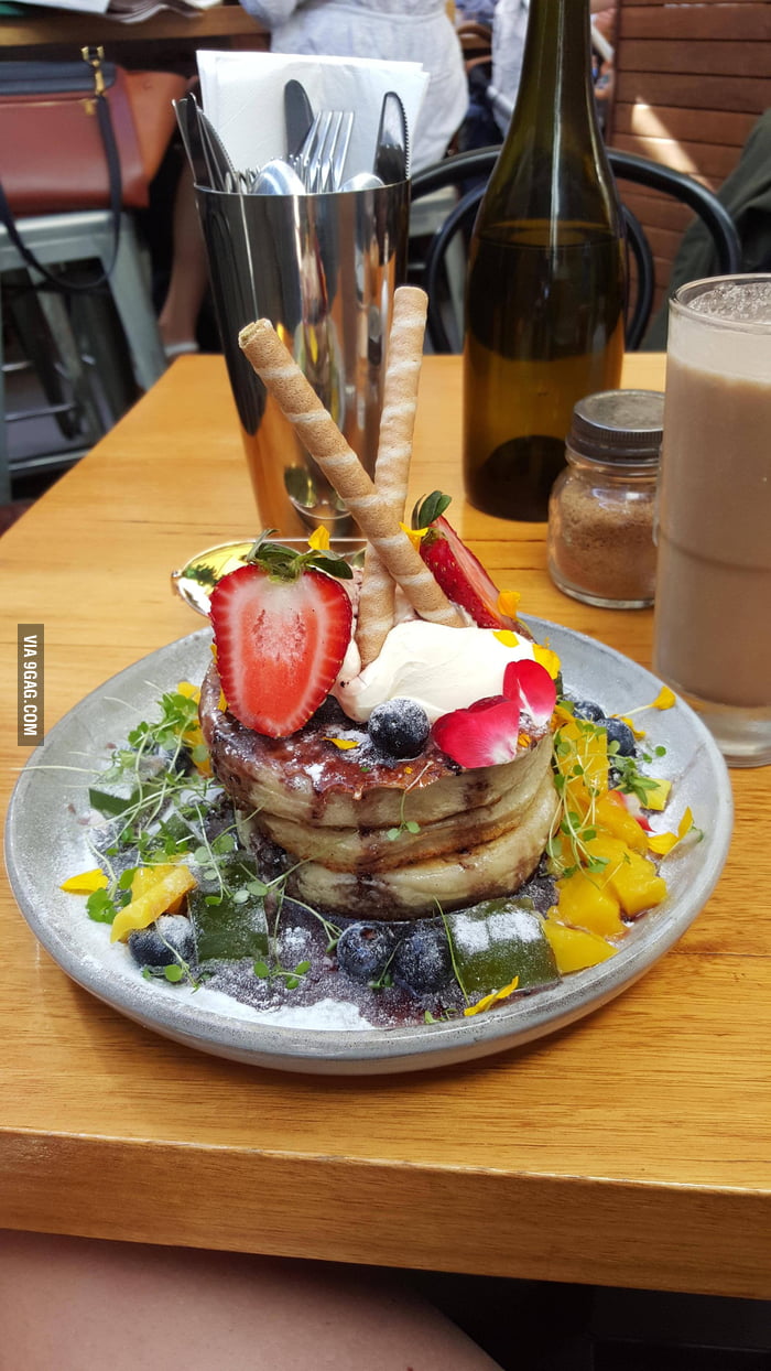 Blueberry Pancakes - 9GAG