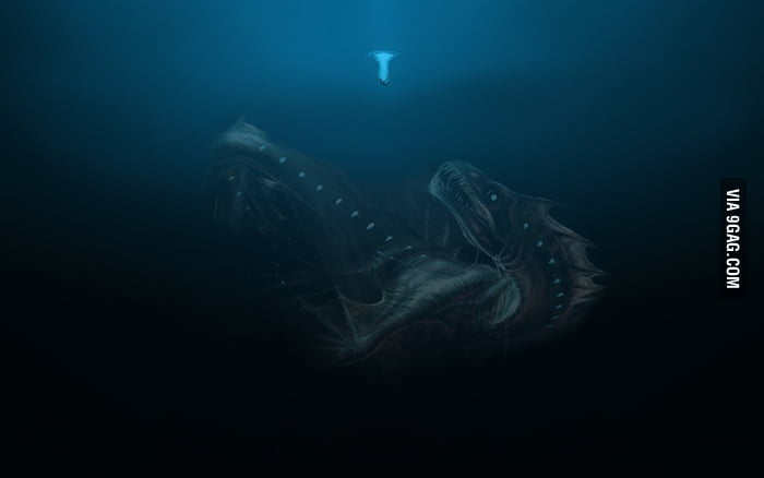 deep dark ocean