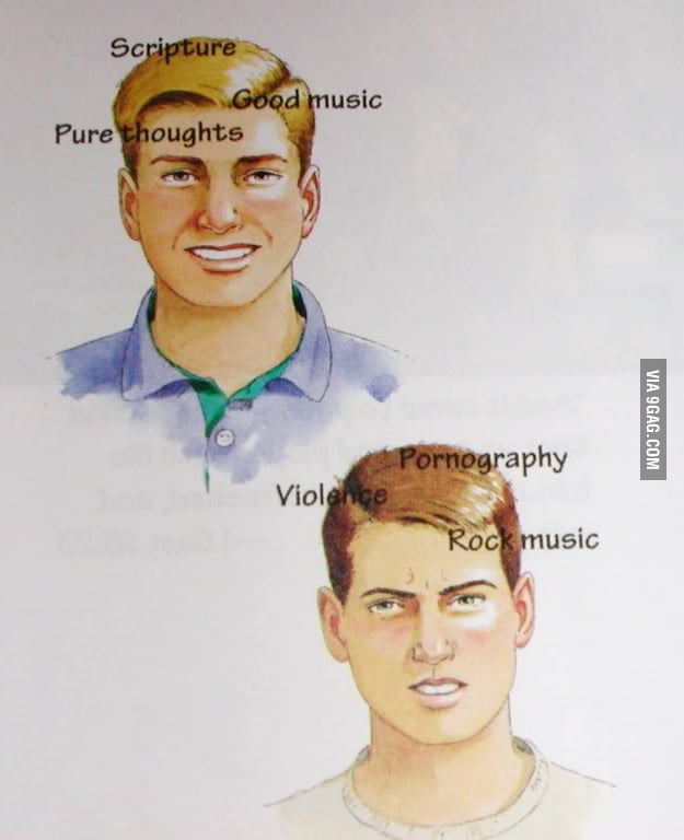 The Dangers Of Parting Your Hair On The Right 9gag
