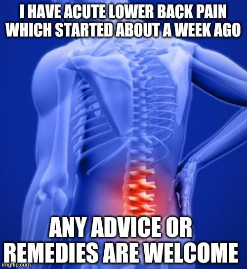 I have scoliosis and back pain has always been a lingering issue, but ...