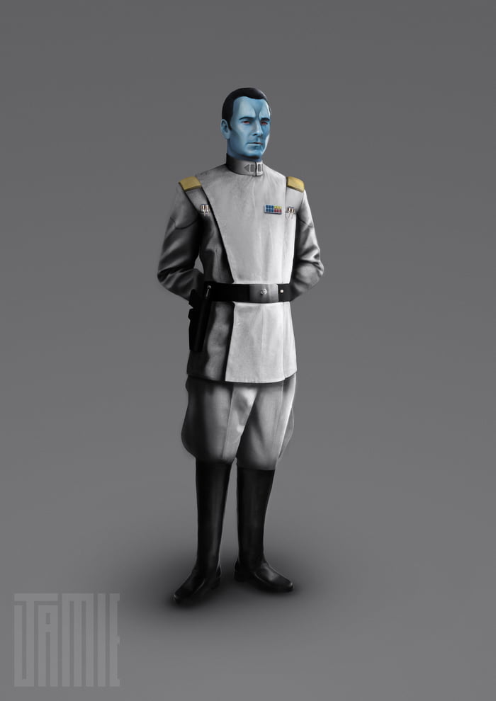 Concept Art, Michael Fassbender as Grand Admiral Thrawn - 9GAG