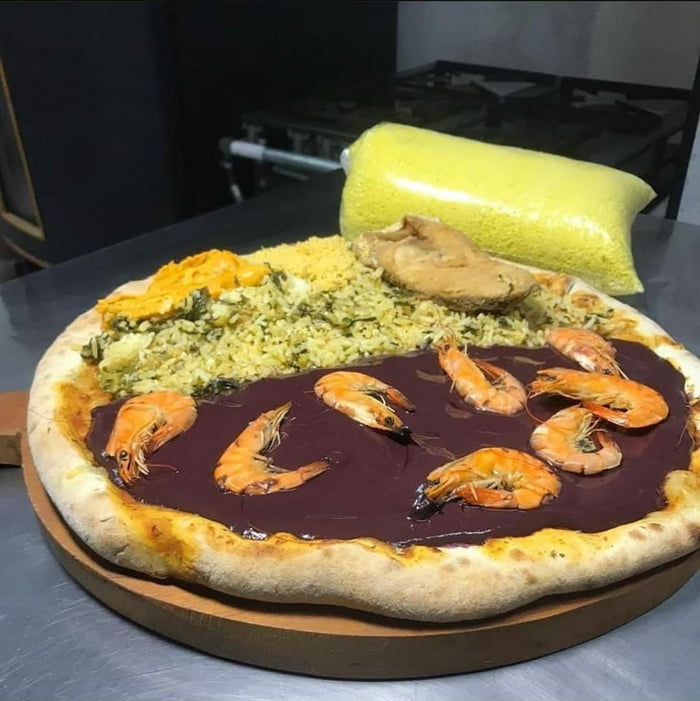 Pizza De Abacaxi Ficou No Passado A Moda Agora Pizza Metade Arroz