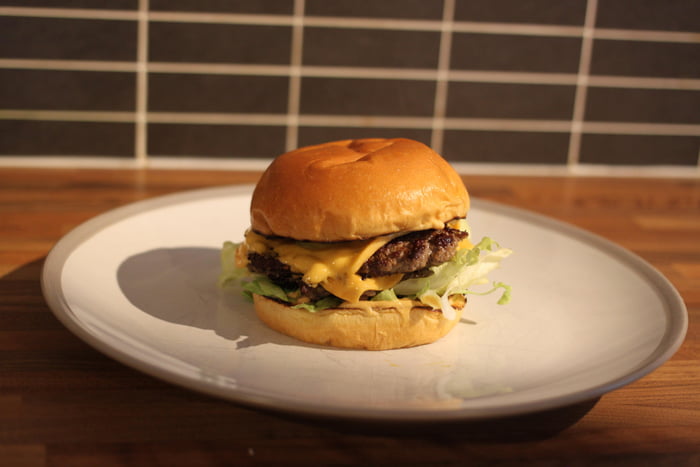 Double Cheese Burger With Homemade Special Sauce 9gag