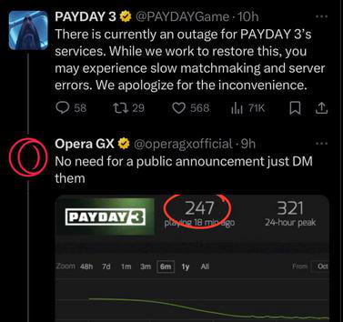 OperaGX's twitter guy deserves a raise. - 9GAG