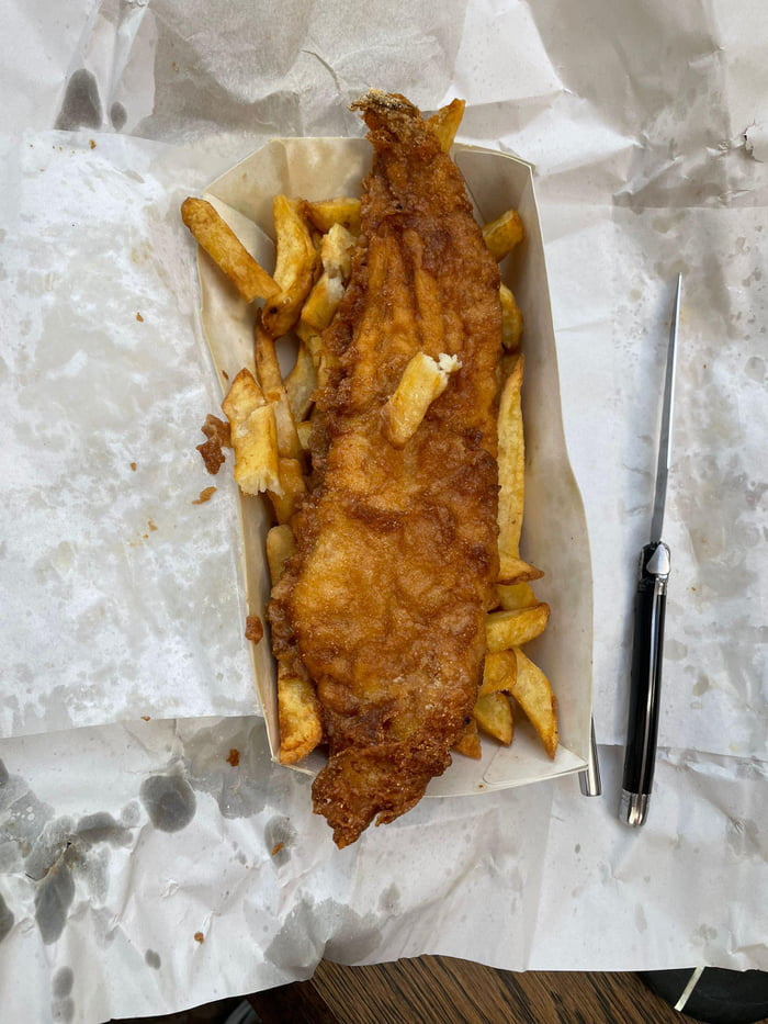 Nothing beats traditional British Fish and Chips - 9GAG