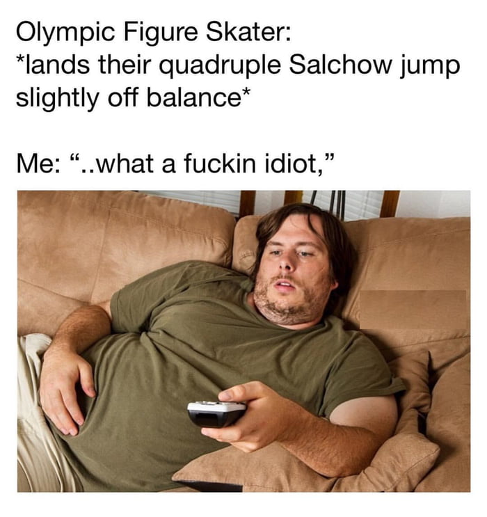 Quadruple salchow jump is easy 9GAG