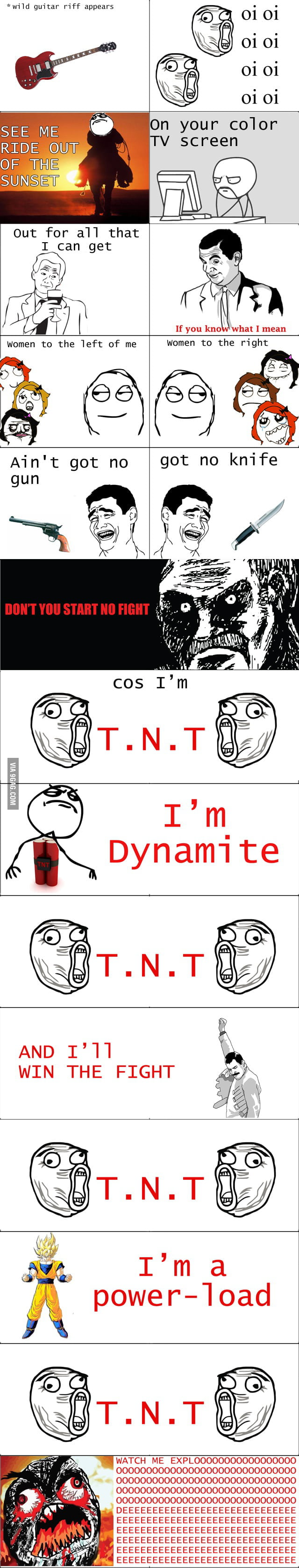 Old memes you say? I made this rage AC/DC tribute some time ago - 9GAG