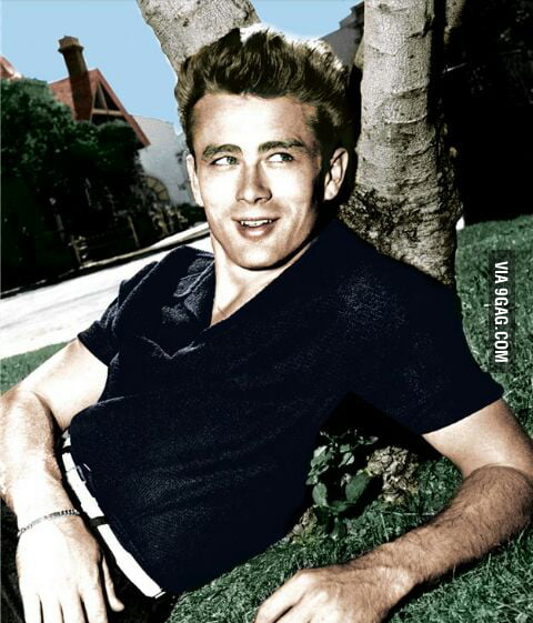 Coloured James Dean Picture - 9GAG