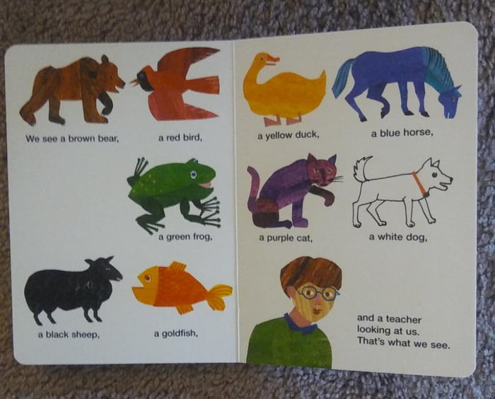 Trying to teach my daughter colors, but Eric Carle rejects 