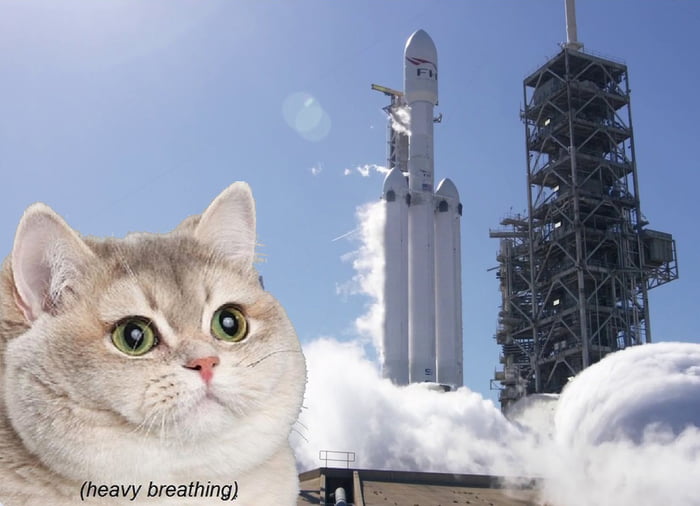Falcon Heavy Breathing - 9GAG