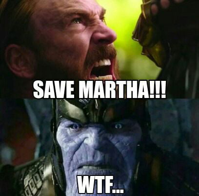 Save Martha!!! - 9GAG
