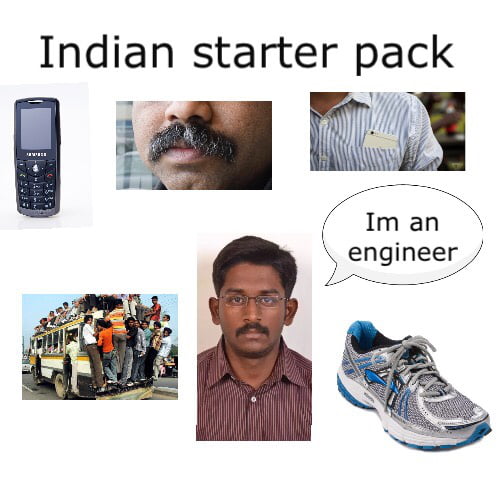 Indian Starter Pack 9GAG