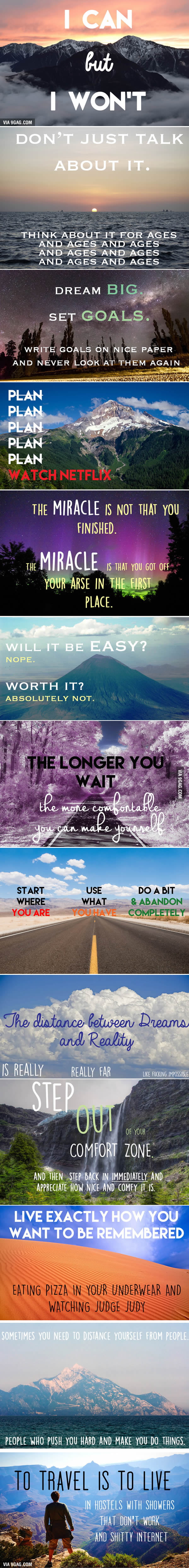 Motivational Posters For The Unmotivated - 9GAG