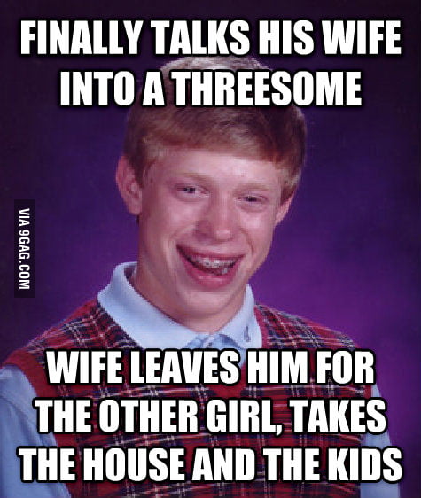 Finally Talks His Wife Into A Threesome 9gag