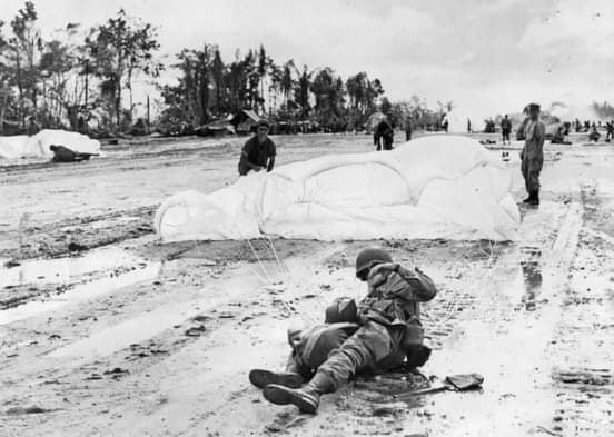 Paratroopers Of The Rd Pir Establish A Stronghold On The Japanese