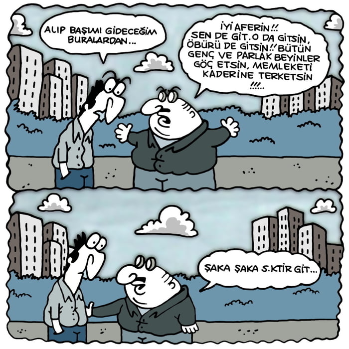 Şaka şaka s*ktir git - 9GAG
