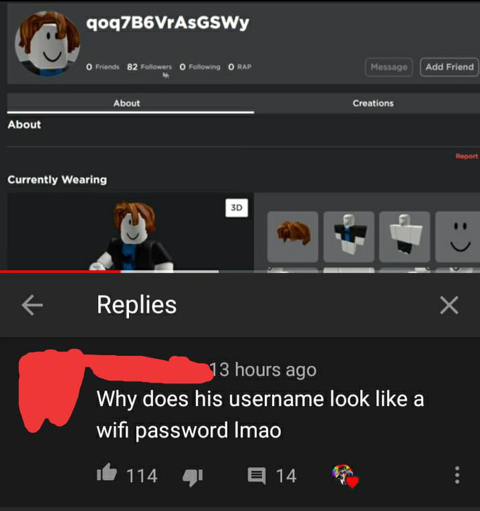 This guy insulting the 2 billionth user in Roblox. - 9GAG