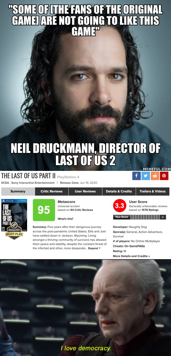 Neil Druckmann's twitter bio : r/Gamingcirclejerk