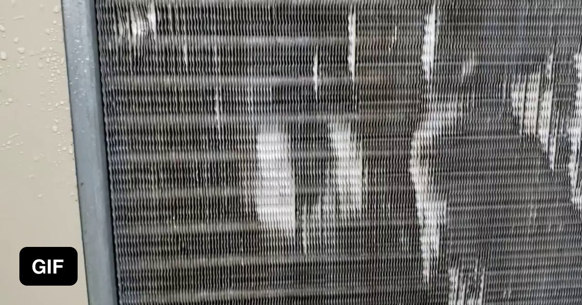 Using a comb to straighten air conditioner fins - 9GAG