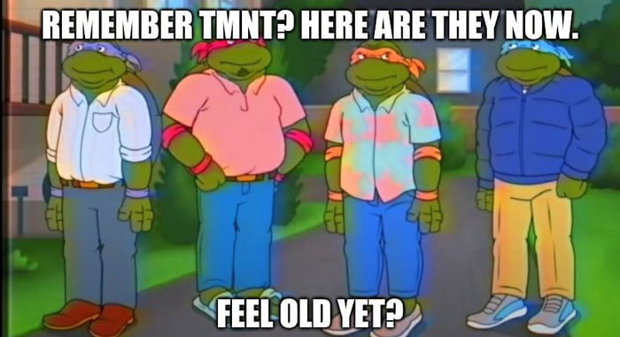 Middle Aged Mutant Ninja Turtles - 9GAG