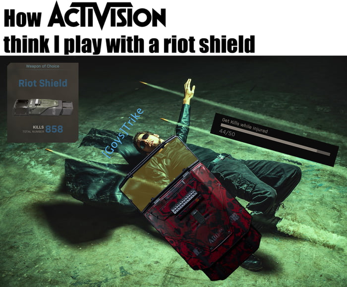 Featured image of post How To Get Gold Riot Shield