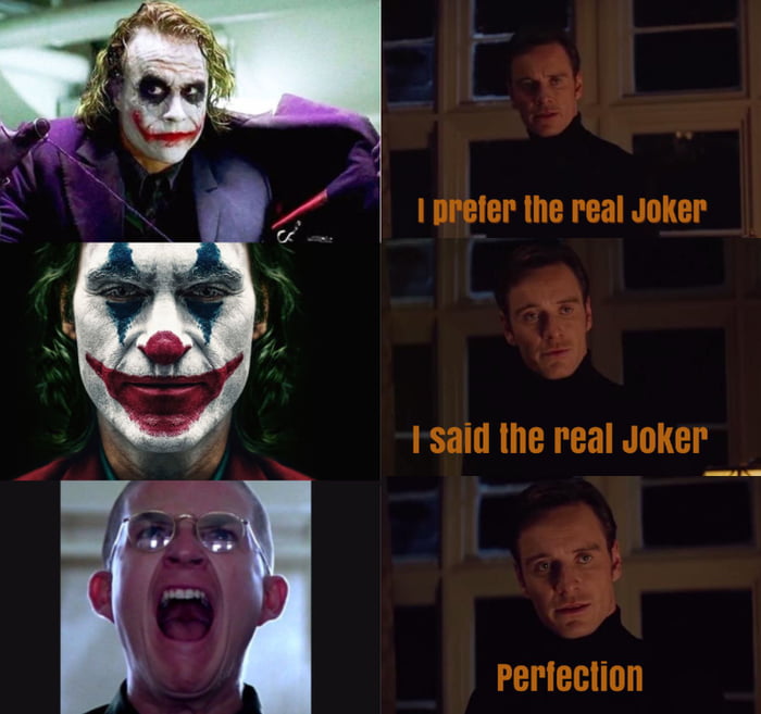 When my friends discusses which actor portrayed the best Joker. - 9GAG