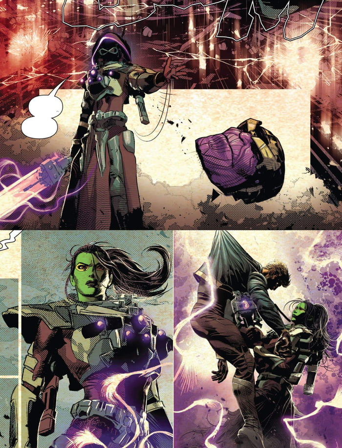 Gamora kill Thanos and Quill on New Infinity War - Superhero.