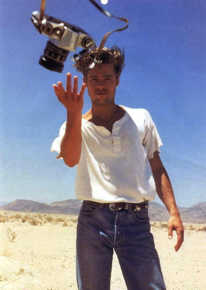 Brad Pitt in a Levi 501 ad c. 1991 - 9GAG