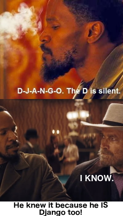 django meme the jango is silent