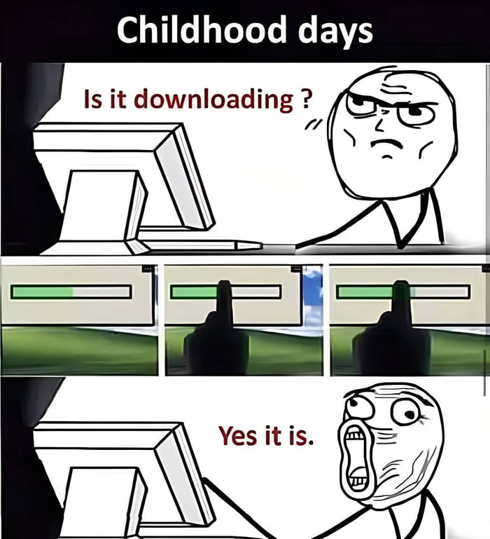 *in 14.4k modem sounds* - 9GAG