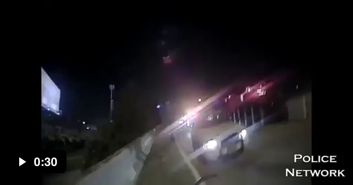 Houston Cop Jumps Off A Bridge To Avoid Drunk Driver - 9GAG