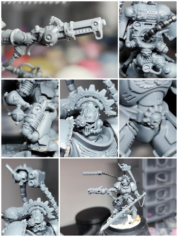Tech Marine Kitbash Techmarine Kitbash WIP - 9GAG