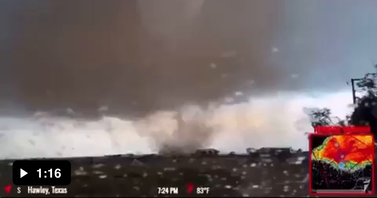Storm chaser rescues a family after tornado destroyed their home while ...