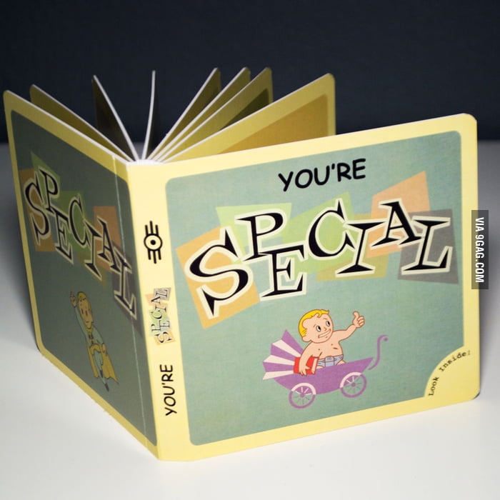They Got A Little Excited For Fallout 4 And Made A Custom You Re Special Book For Their Son S First Birthday 9gag