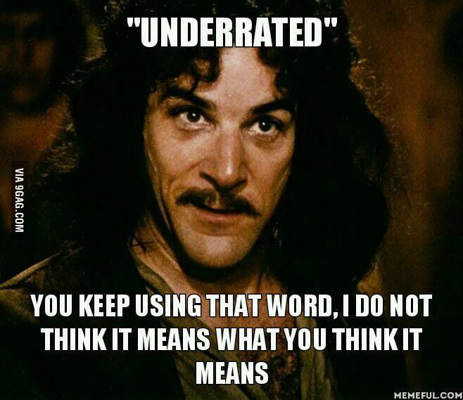 Stop Calling Everything Underrated Just Because You Like It 9gag