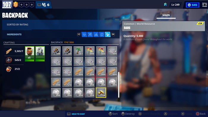 What Do Bars Do In STW 9GAG