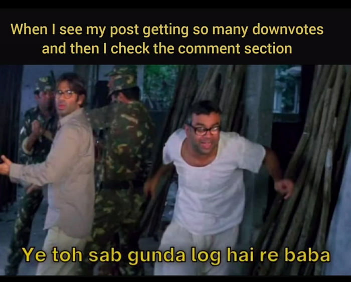 Sab gunde ho tum log - 9GAG