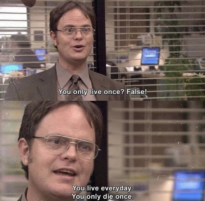 Why was Dwight so wise ? - 9GAG