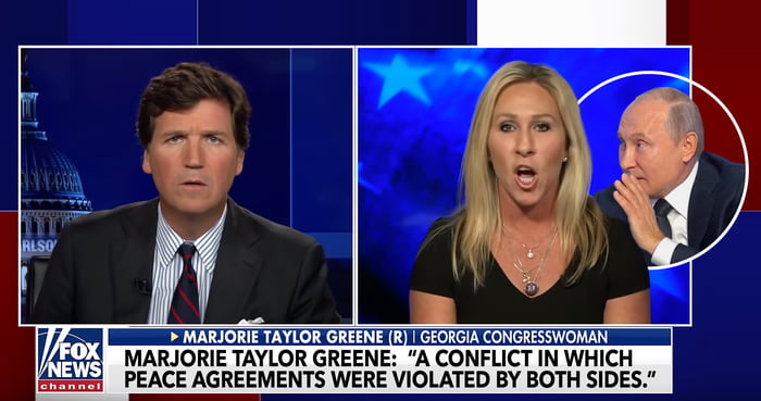 Putin's Useful Idiots: Marjorie Taylor Greene, Tucker Carlson, and FOX ...