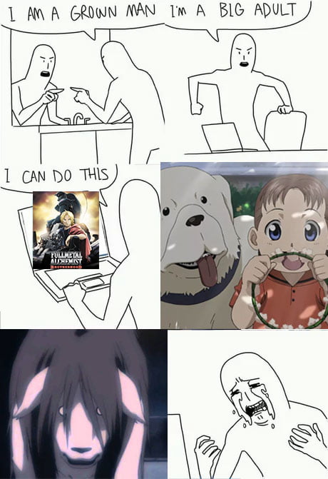 top 10 saddest anime moments  Imgflip