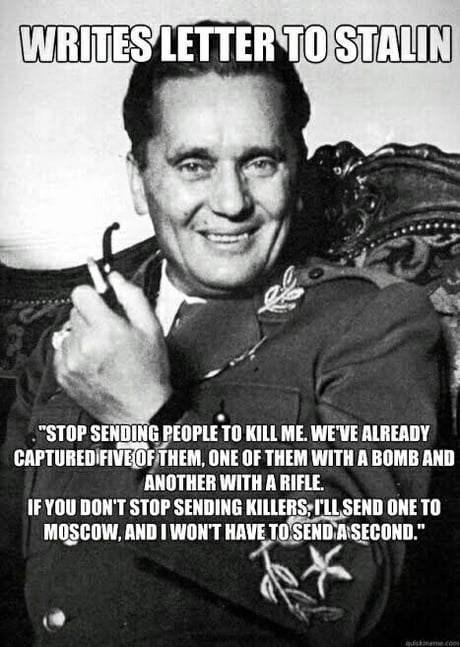 Josip Broz Tito, a Yugoslavian leaders letter to Stalin.. Boss 100 ...