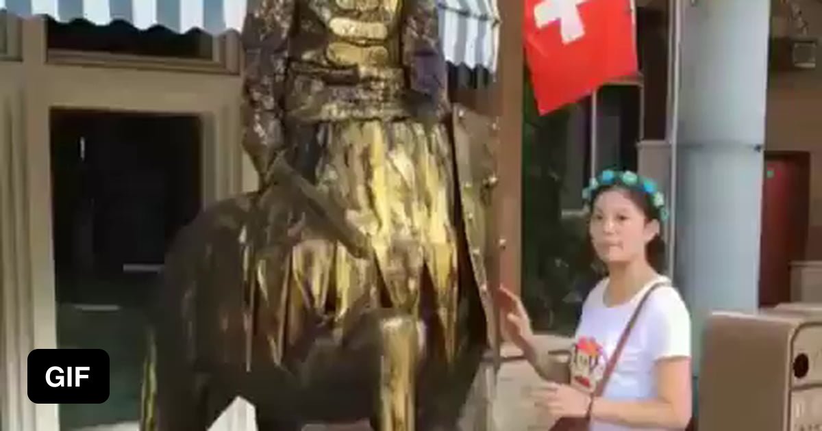 Pretending to punch the haunted centaur - 9GAG