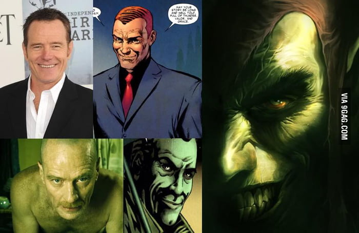 Bryan Cranston as Green Goblin/Norman Osborn for Spider-Man reboot - 9GAG