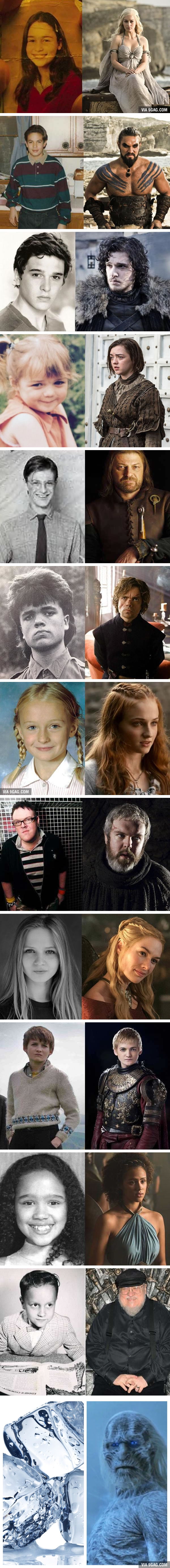 Childhood photos of the cast of ‘Game of Thrones’