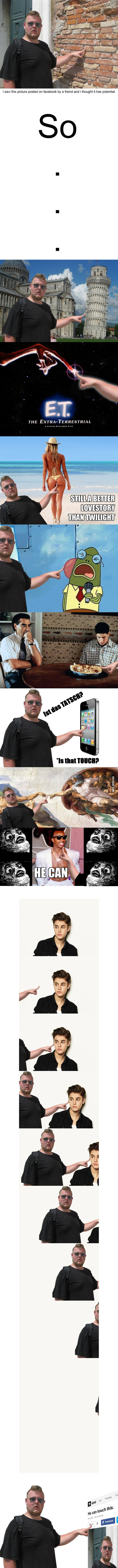 He can touch this.