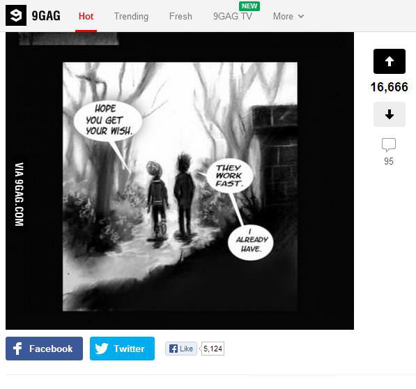 Really justified what I feel when I hit the upvote button - 9GAG