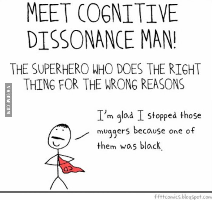 47 points * 3 comments - Meet Cognitive Dissonance Man - 9GAG has the best ...