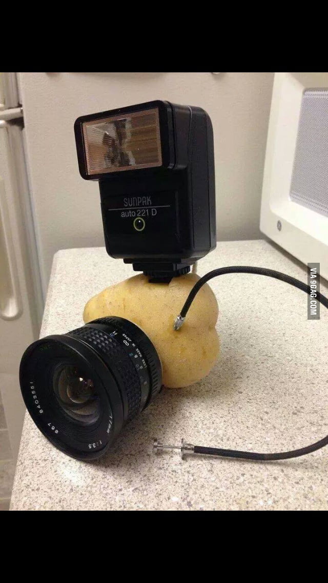 The potato camera 9GAG