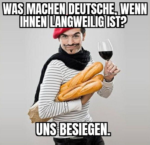 Machen Franzosen auch Witze über uns? 9GAG