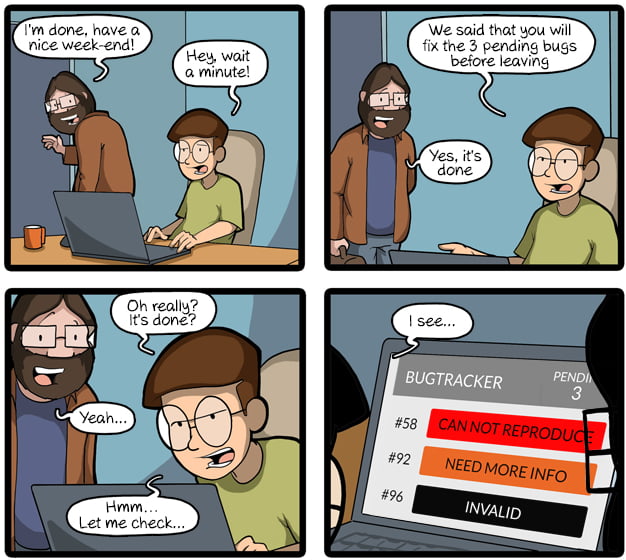 A defect can never be a programmer’s fault - 9GAG